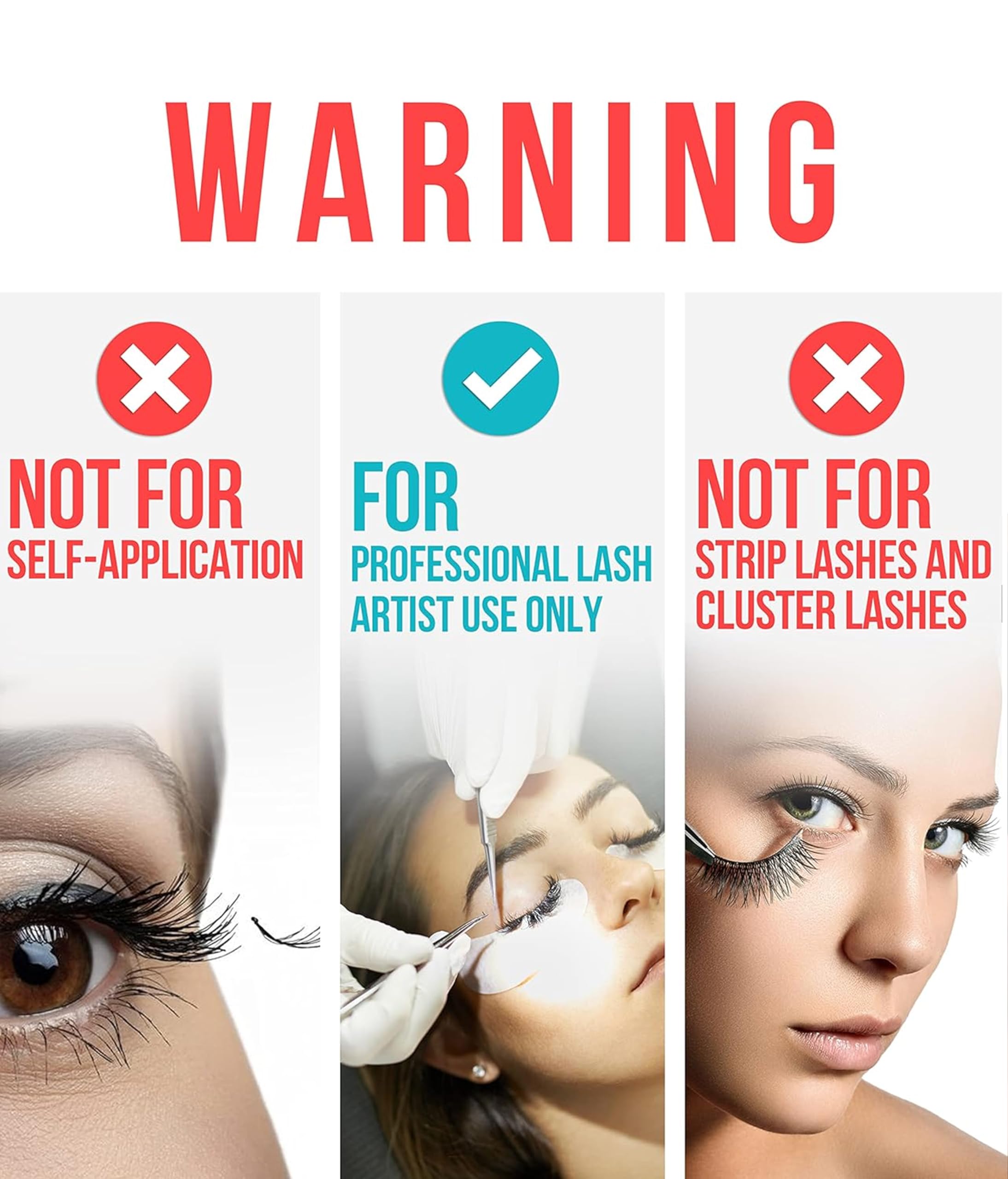 STACY LASH glue-ring heart-shaped closeup for efficient lash application.