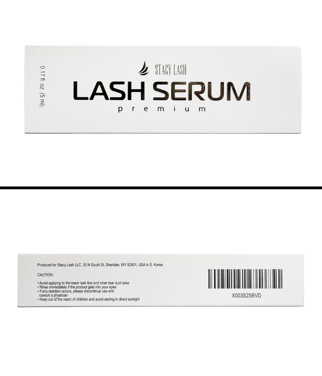 Stacy Lash Growth Serum with biotin and peptides indicated as growth-supporting ingredients