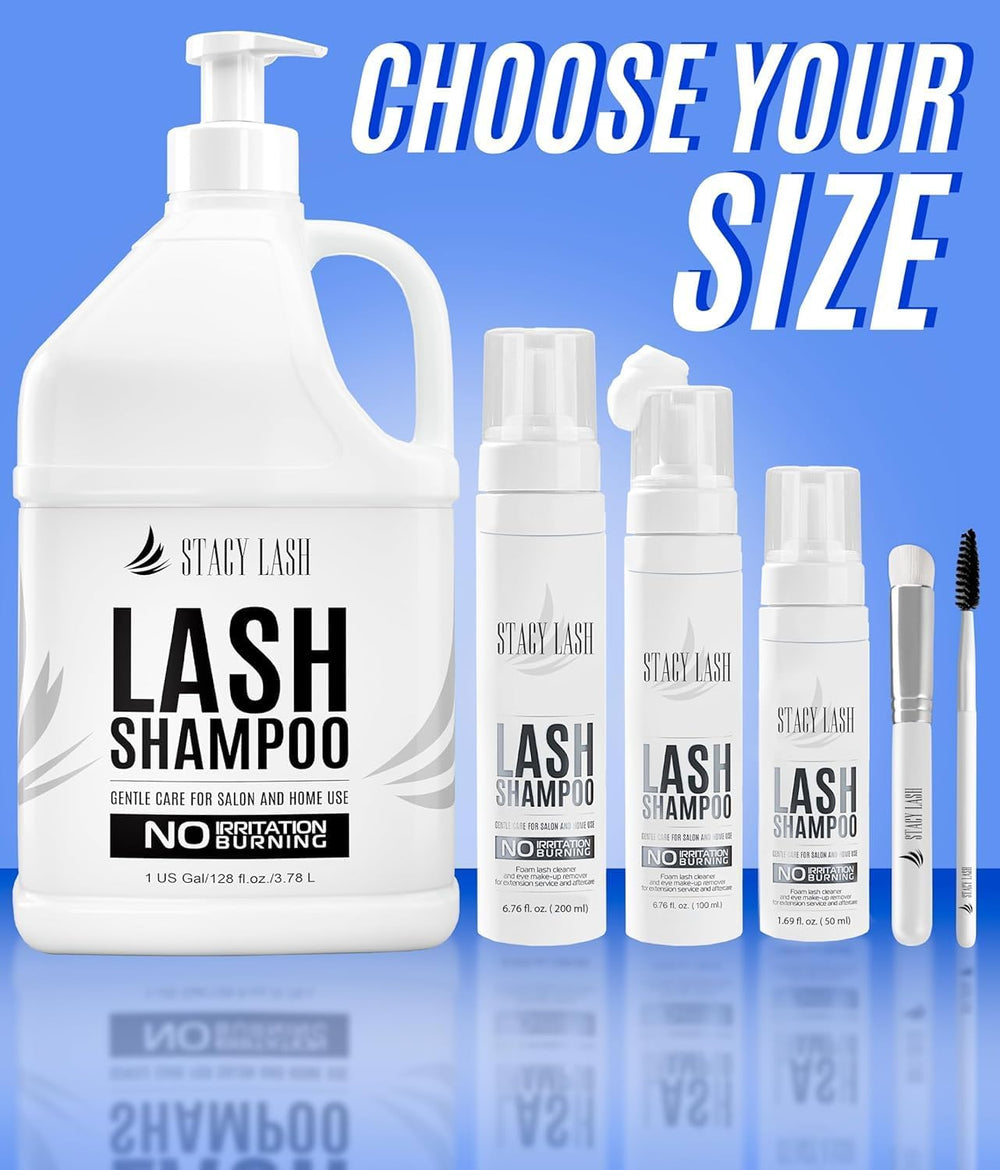 STACY LASH home-use brush included for easy self-cleaning of lashes.