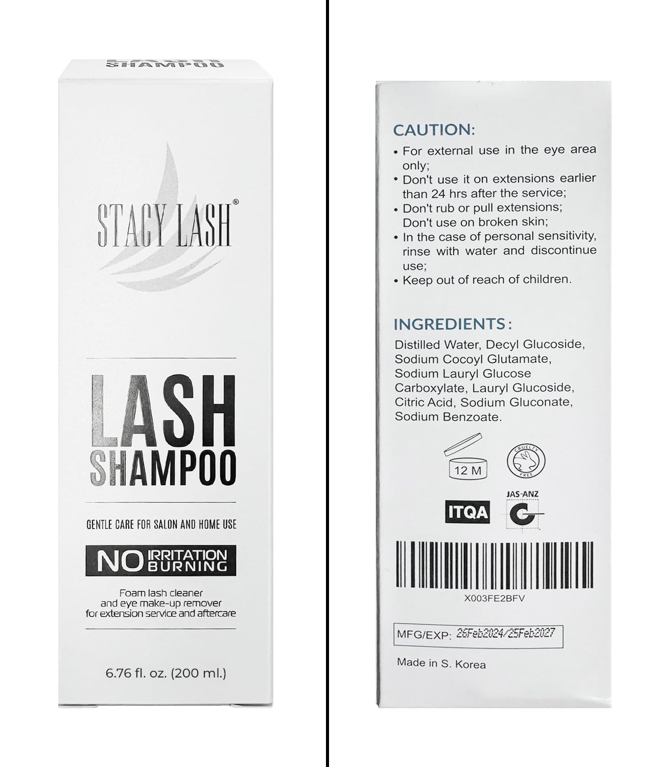STACY LASH lash primer bottle preps lashes for adhesion.