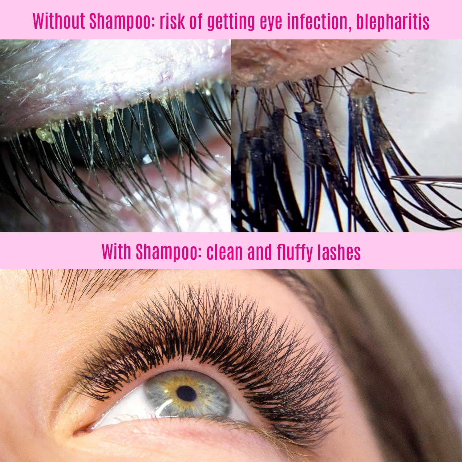 STACY LASH after-cleanse lashes for a refreshed, clean look