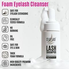 STACY LASH eyelash spoolies for safe, thorough extension cleaning