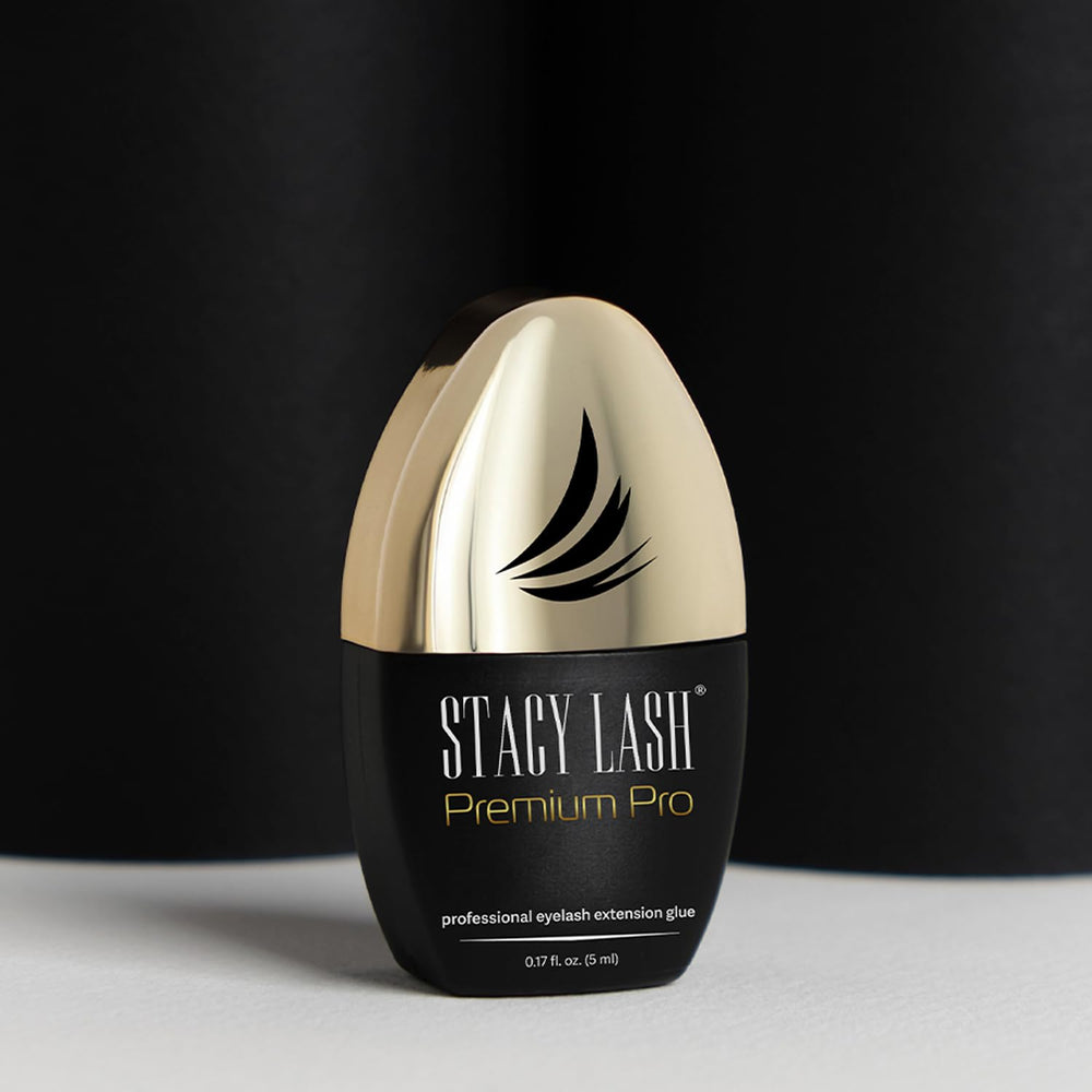 Stacy Lash Premium Pro low fumes design for comfortable lash application.