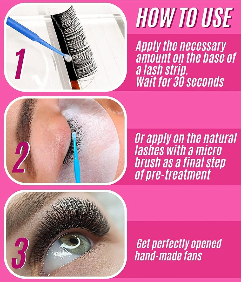 STACY LASH Super Booster precision-application shot for controlled lash detailing