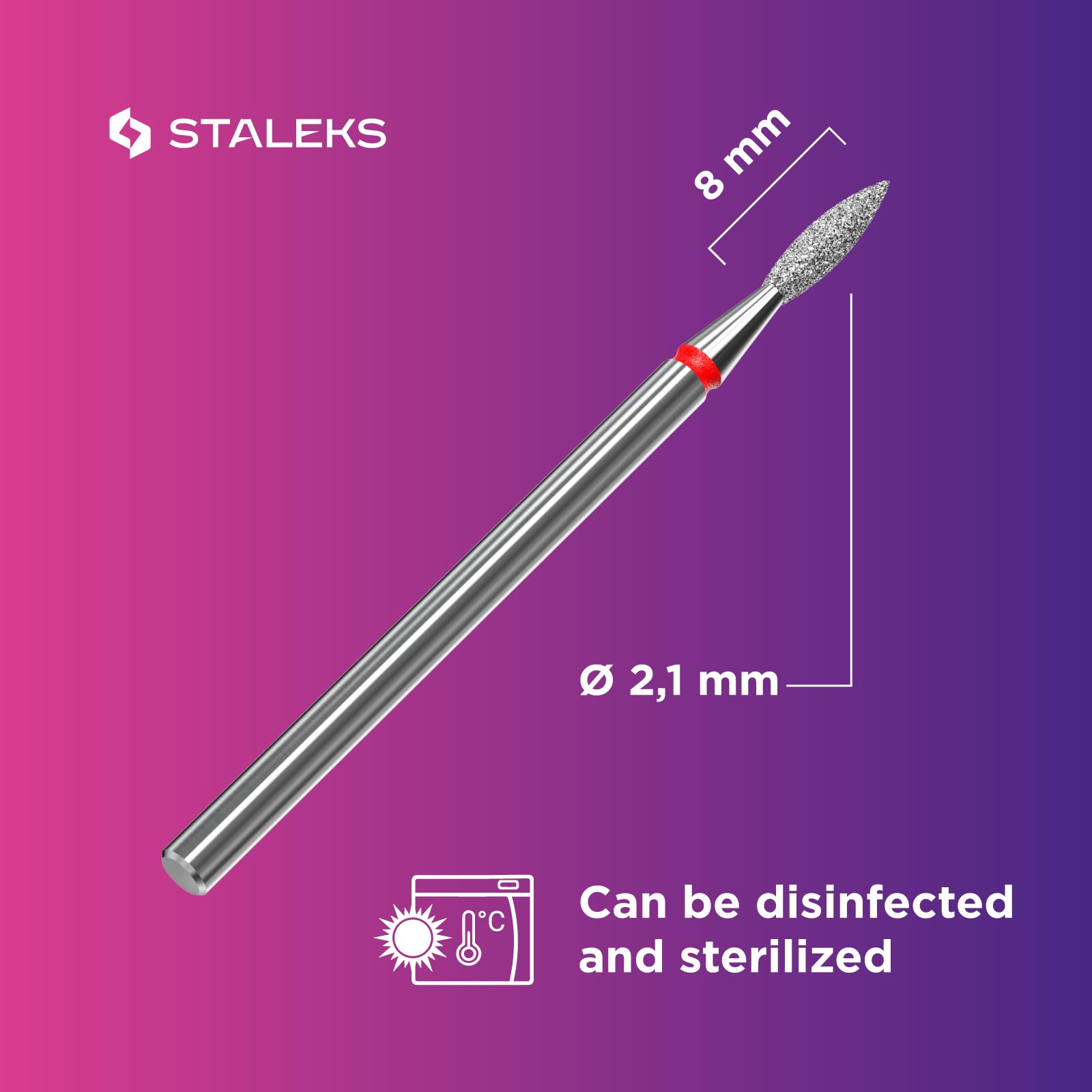 Staleks Pro is a professional-grade tool suitable for beginners and seasoned nail techs.