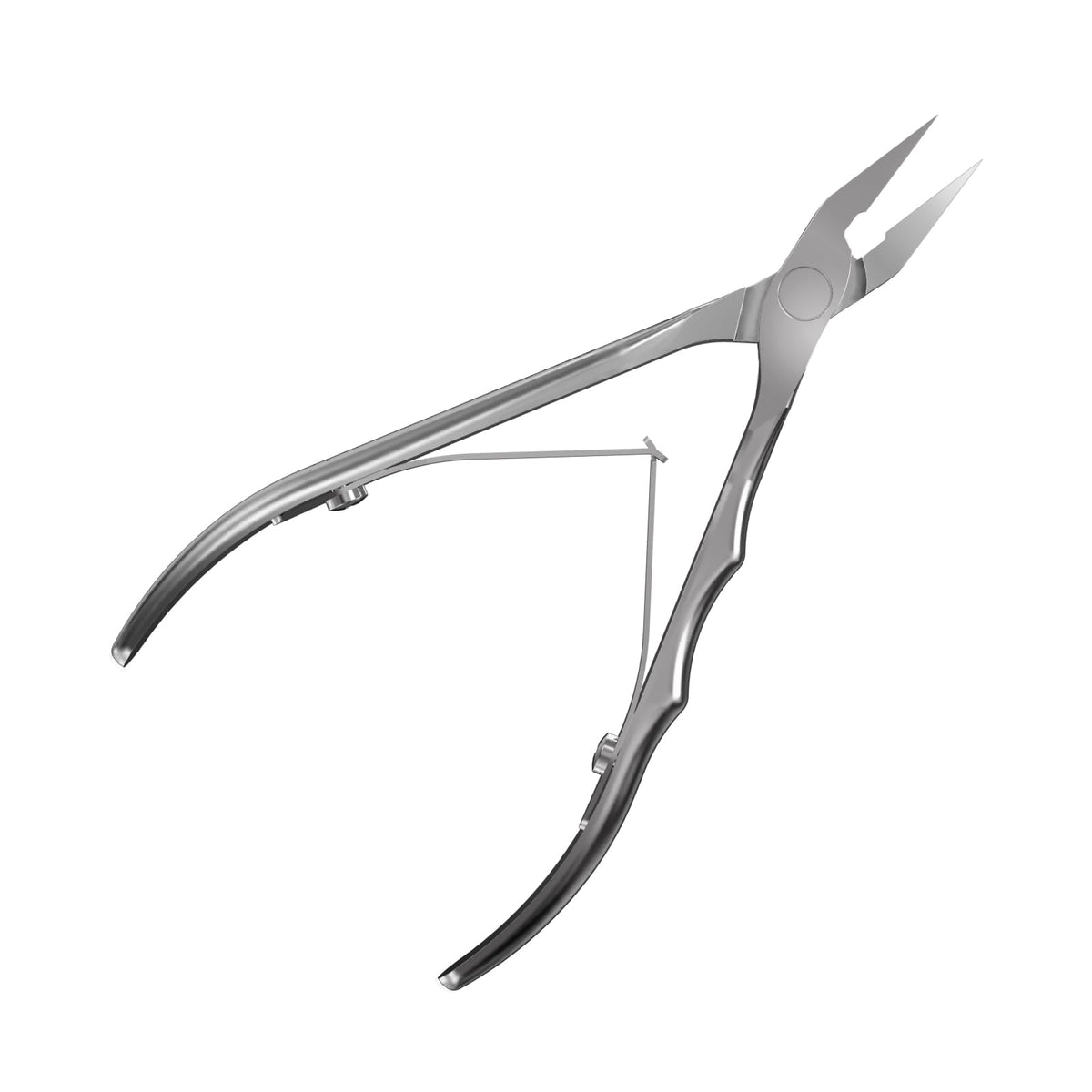 Staleks Pro EXPERT 61 ingrown toenail nippers closeup showing 16mm blades for precise removal