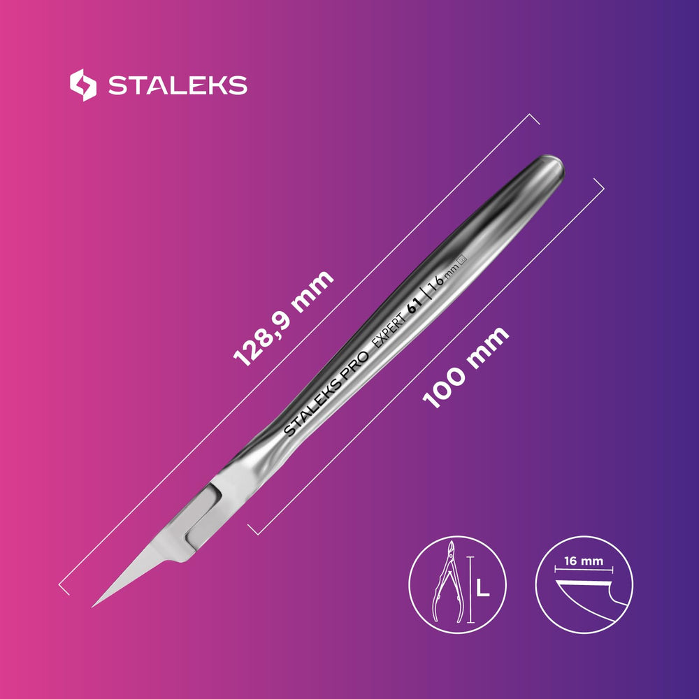 Staleks Pro EXPERT 61 16mm blades offer precise ingrown toenail removal