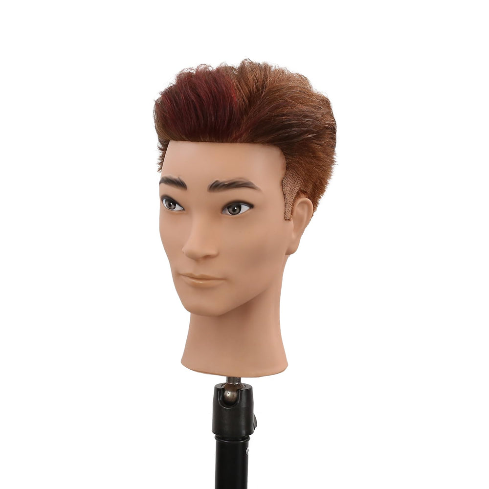 Stancia Barber Mannequin Head ideal for cosmetology students and exams.