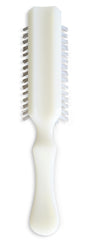 Stanley Lady Catherine hairbrush styling aids quick morning touch-ups.