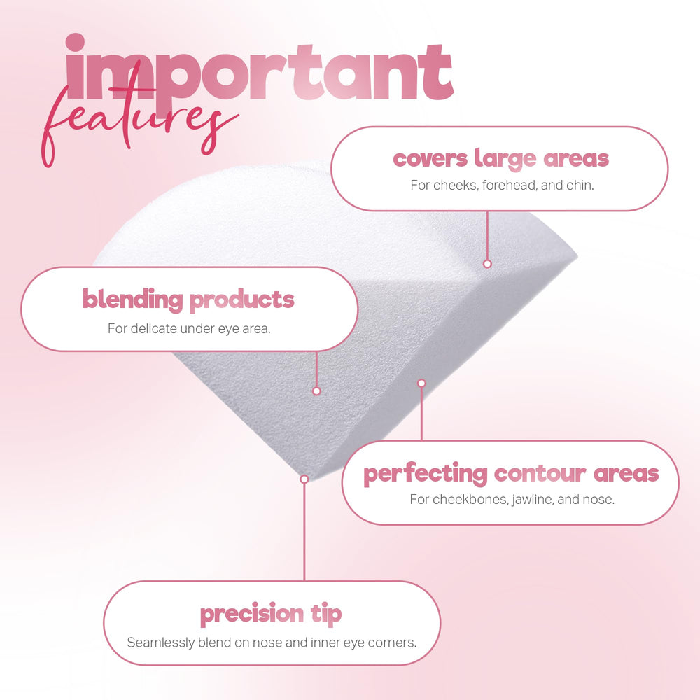 StansOut Memory Foam Makeup Sponge on powder and bronzer for soft, natural-looking glow.