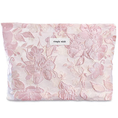 STARDW aesthetic floral makeup bag front view for stylish storage on the go