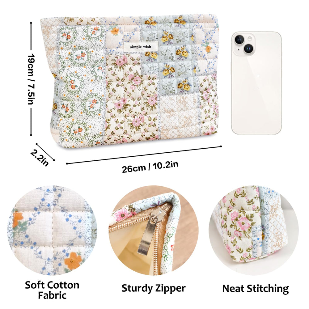 STARDW canvas-lined bag with vibrant prints adds elegance to daily vanity