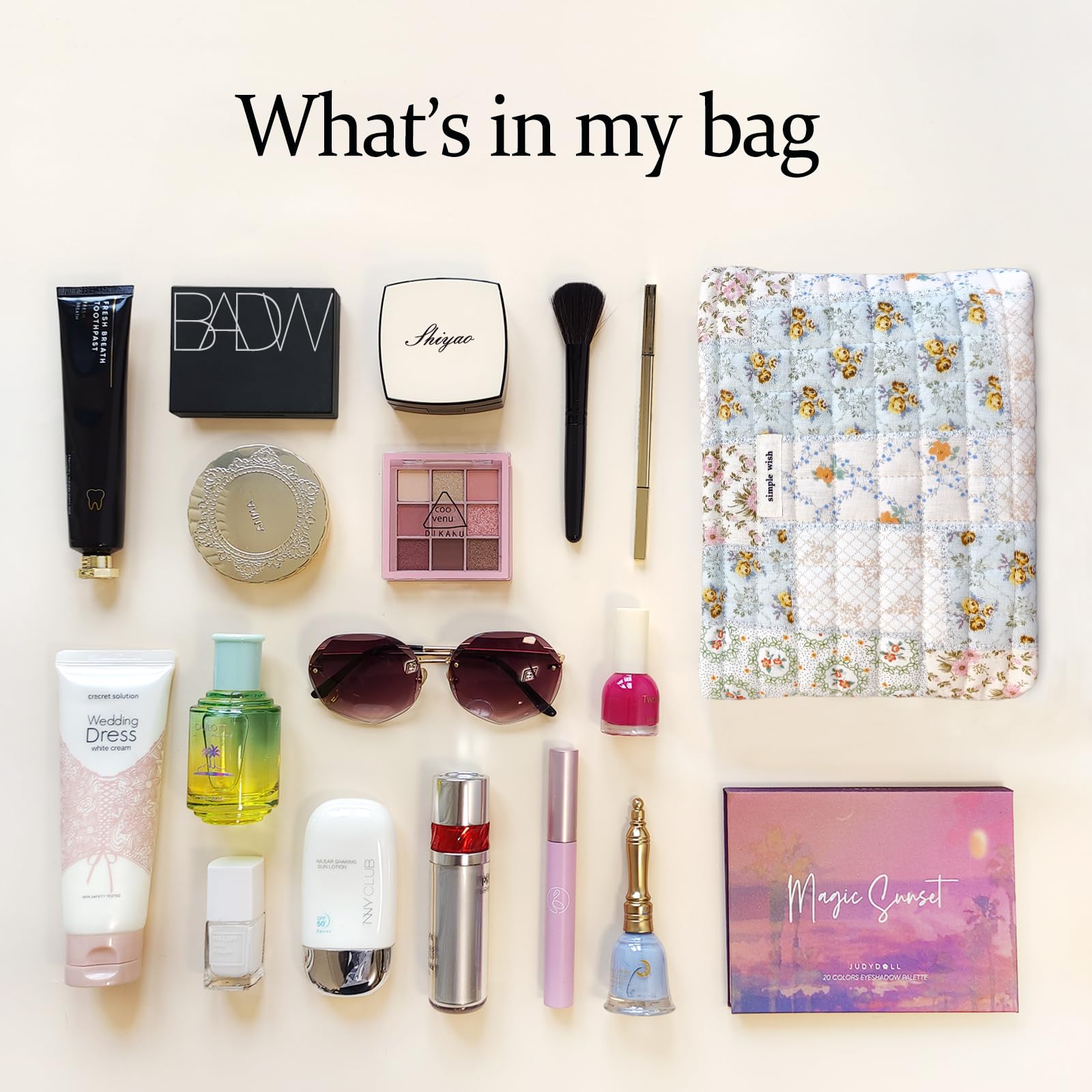 STARDW versatile pouch holds cosmetics, toiletries, pencils, or small accessories
