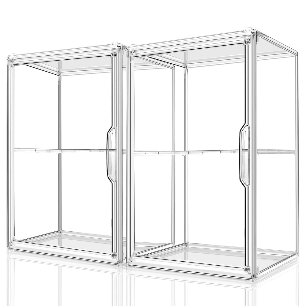 Starogegc 2Pack makeup organizer offers large vanity storage for cosmetics and skincare