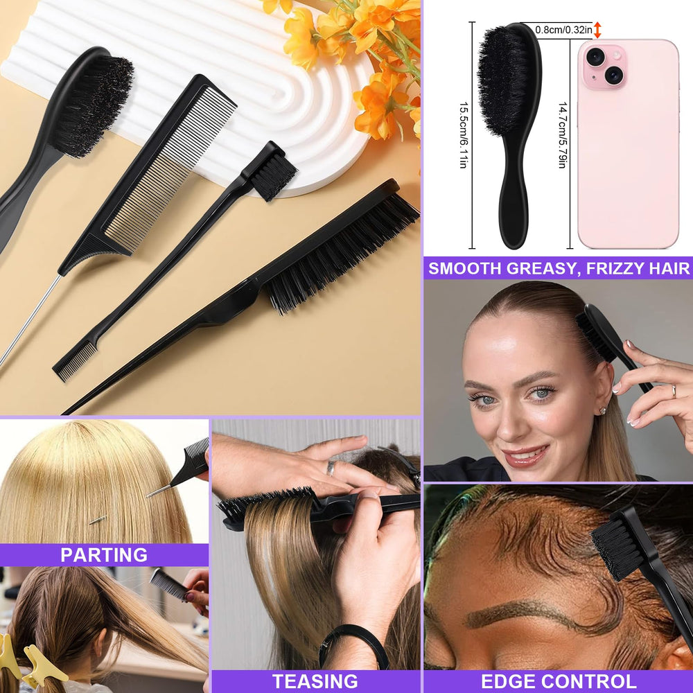 START MAKERS rat tail comb provides precise parting and sectioning.