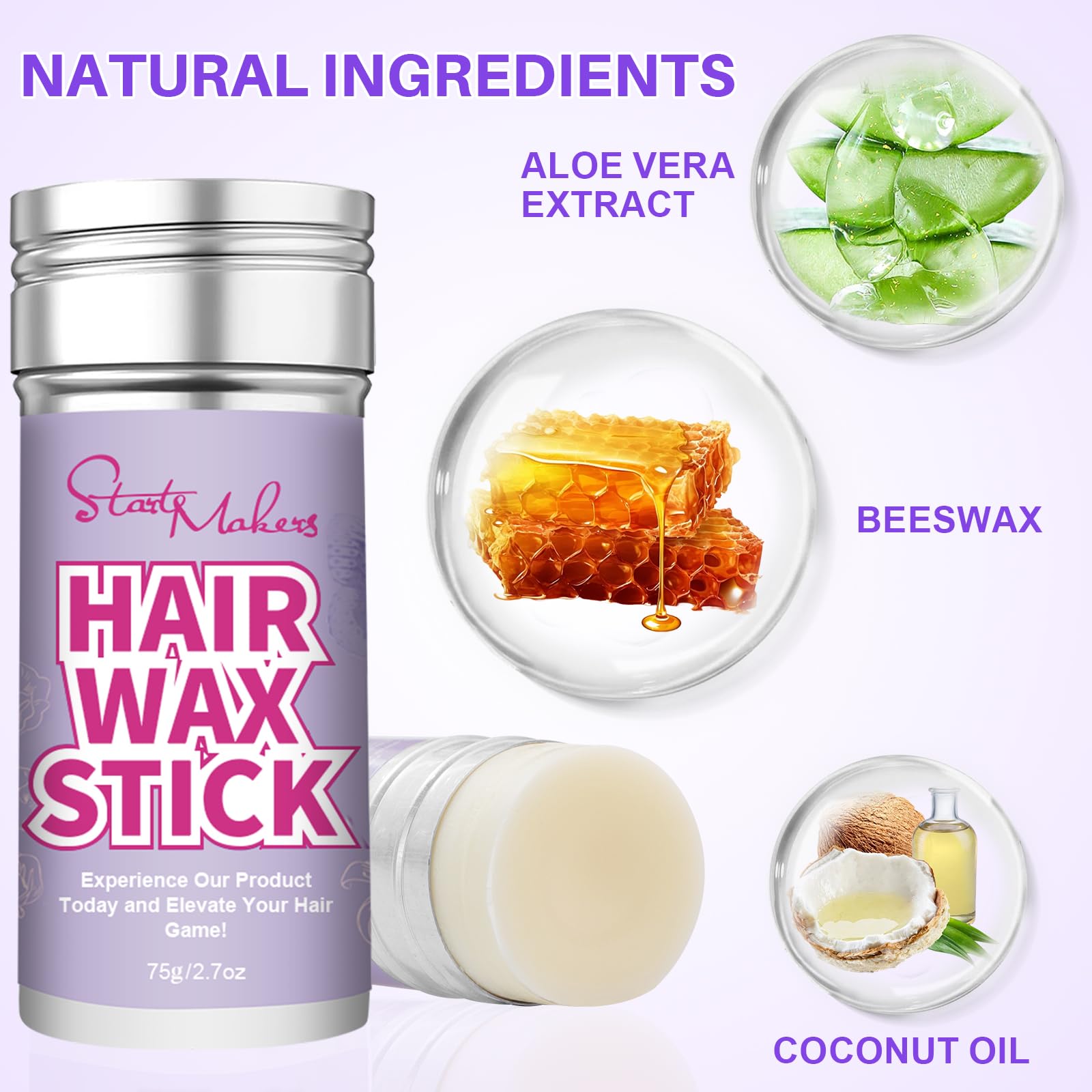 START MAKERS teasing brush adds lift at roots for fuller volume.