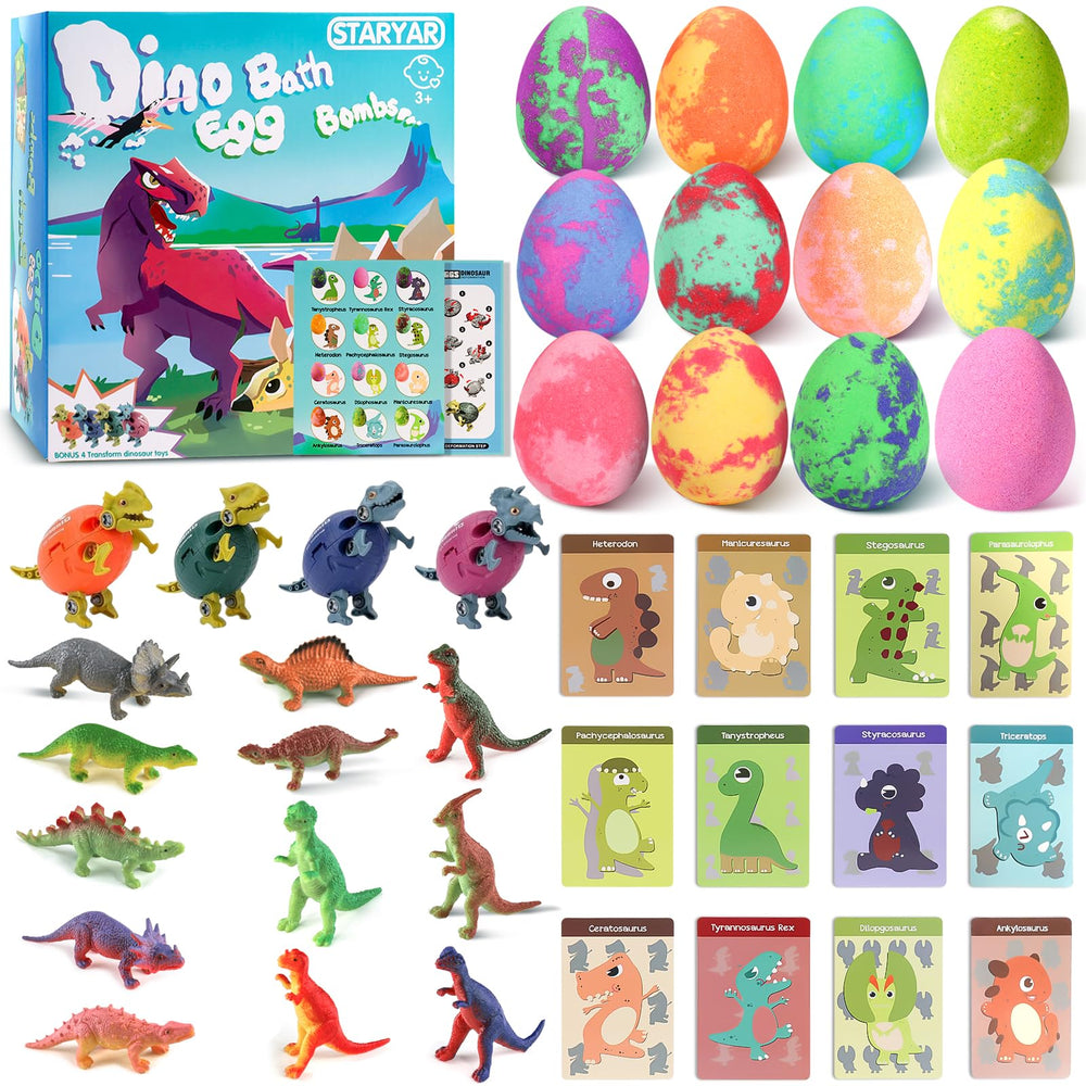 STARYAR christmas-stockings-stuffer-dino-bathbomb appeals as a kid-friendly gift.