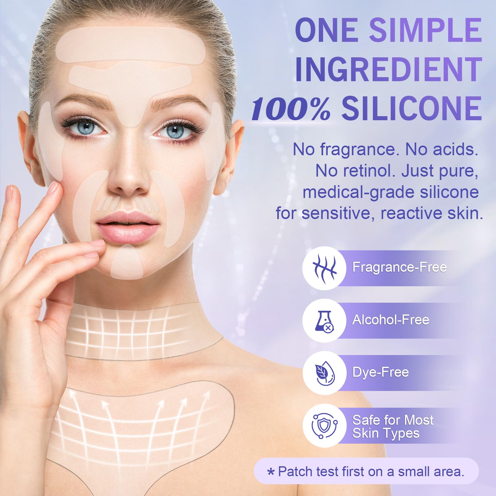 Stasover chest and décolleté patches for smoother décolleté skin overnight