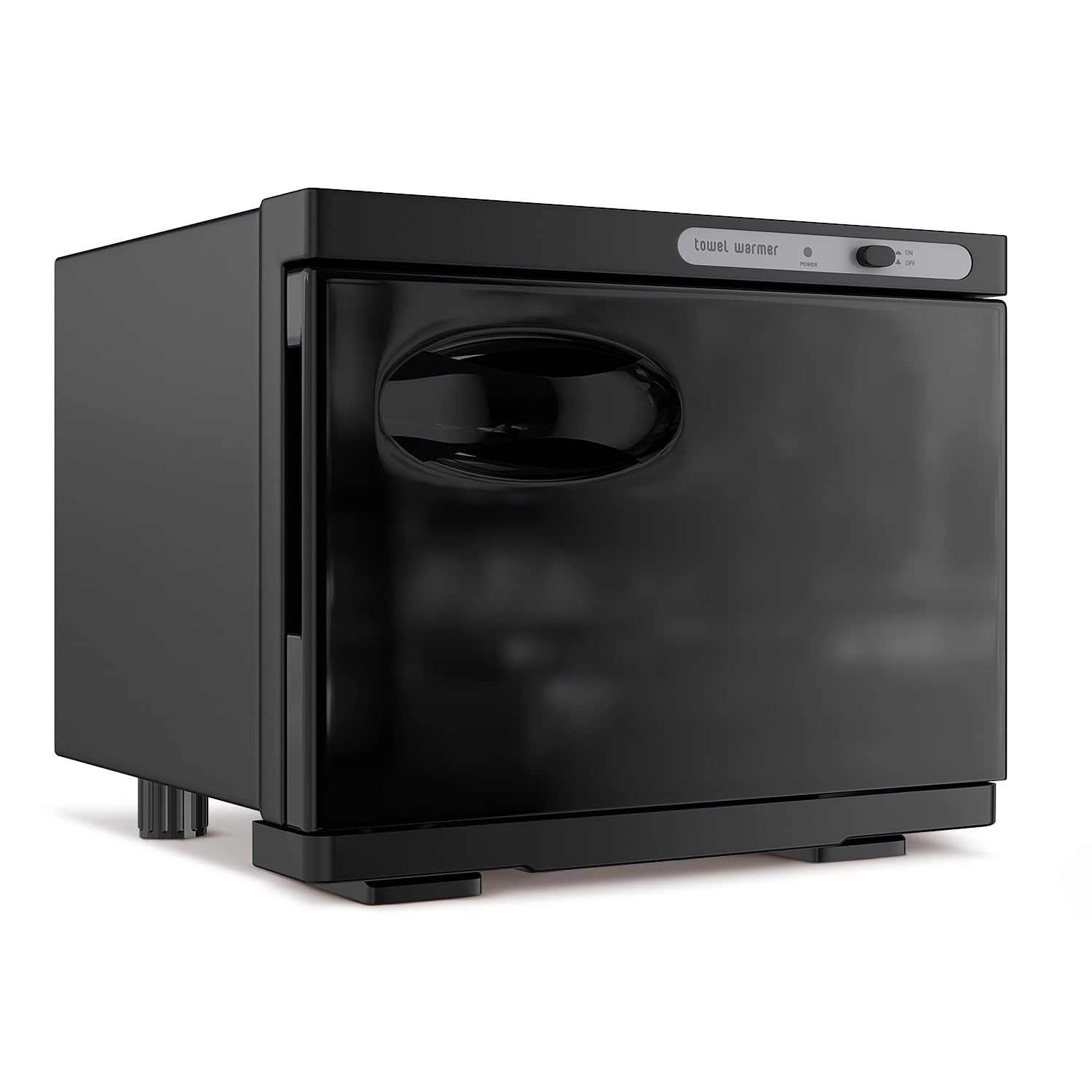 StateRiver towel warmer cabinet front view, ideal for compact home spa setups