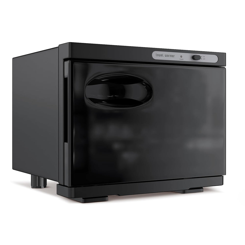StateRiver towel warmer cabinet front view, ideal for compact home spa setups