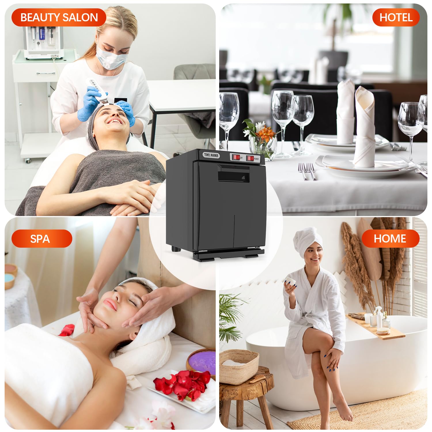 StateRiver compact towel warmer cabinet fits into tight spaces