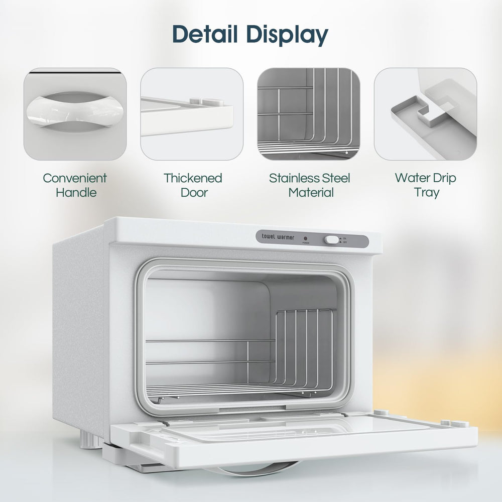 StateRiver towel warmer plug cord image captures simple plug-and-go setup