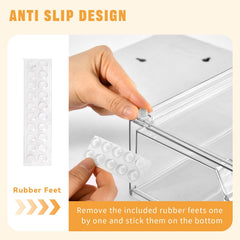 Stebopum clear acrylic vanity storage shows items clearly for quick access