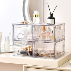 Stebopum makeup drawer with pull-out handle for easy access and maintenance.
