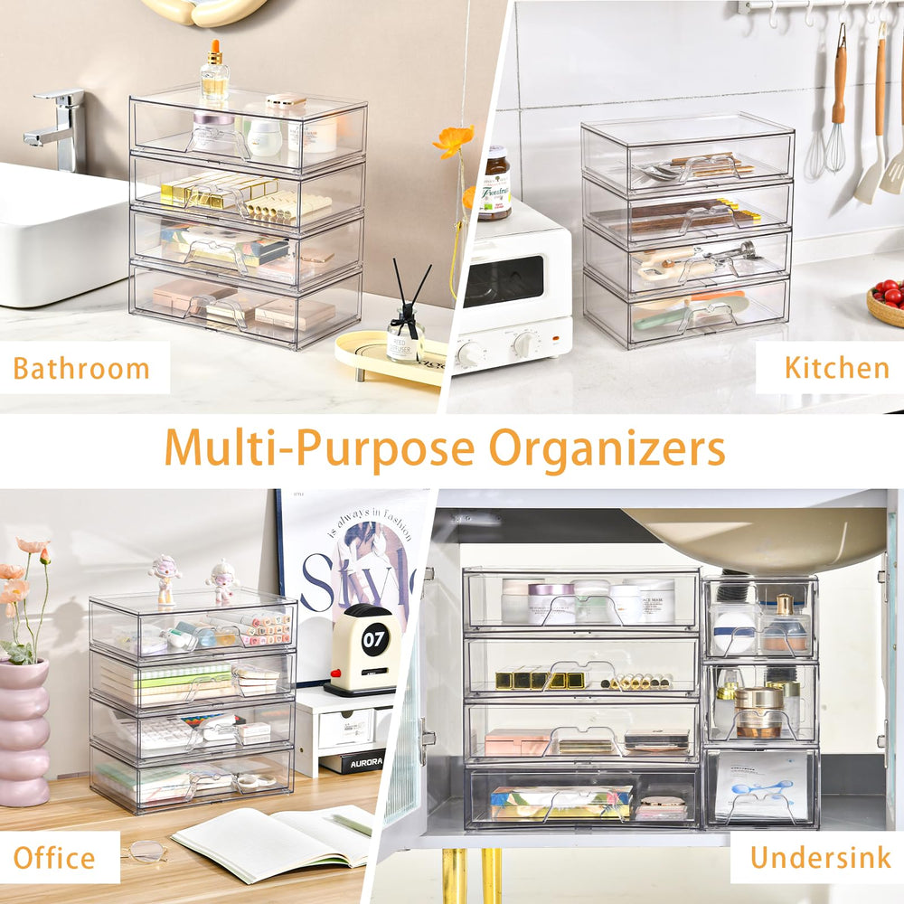 Stebopum versatile storage suitable for cosmetics, spices, snacks, and crafts