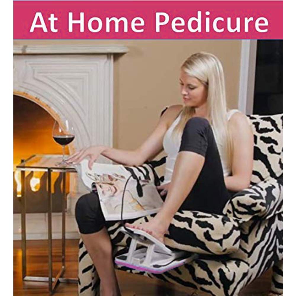 Stedi Pedi pink kit packaging invites a pampering foot-care routine at home.