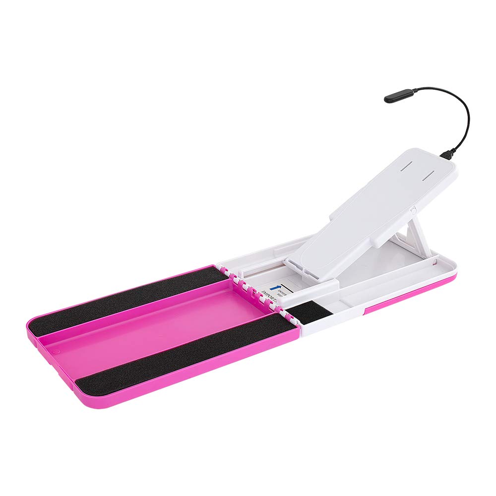 Stedi Pedi task-light LED illuminates the foot for precise at-home pedicures.