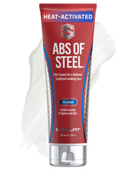SteelFit Abs of Steel maximum-definition-cream tube-front highlighting definition-focused packaging