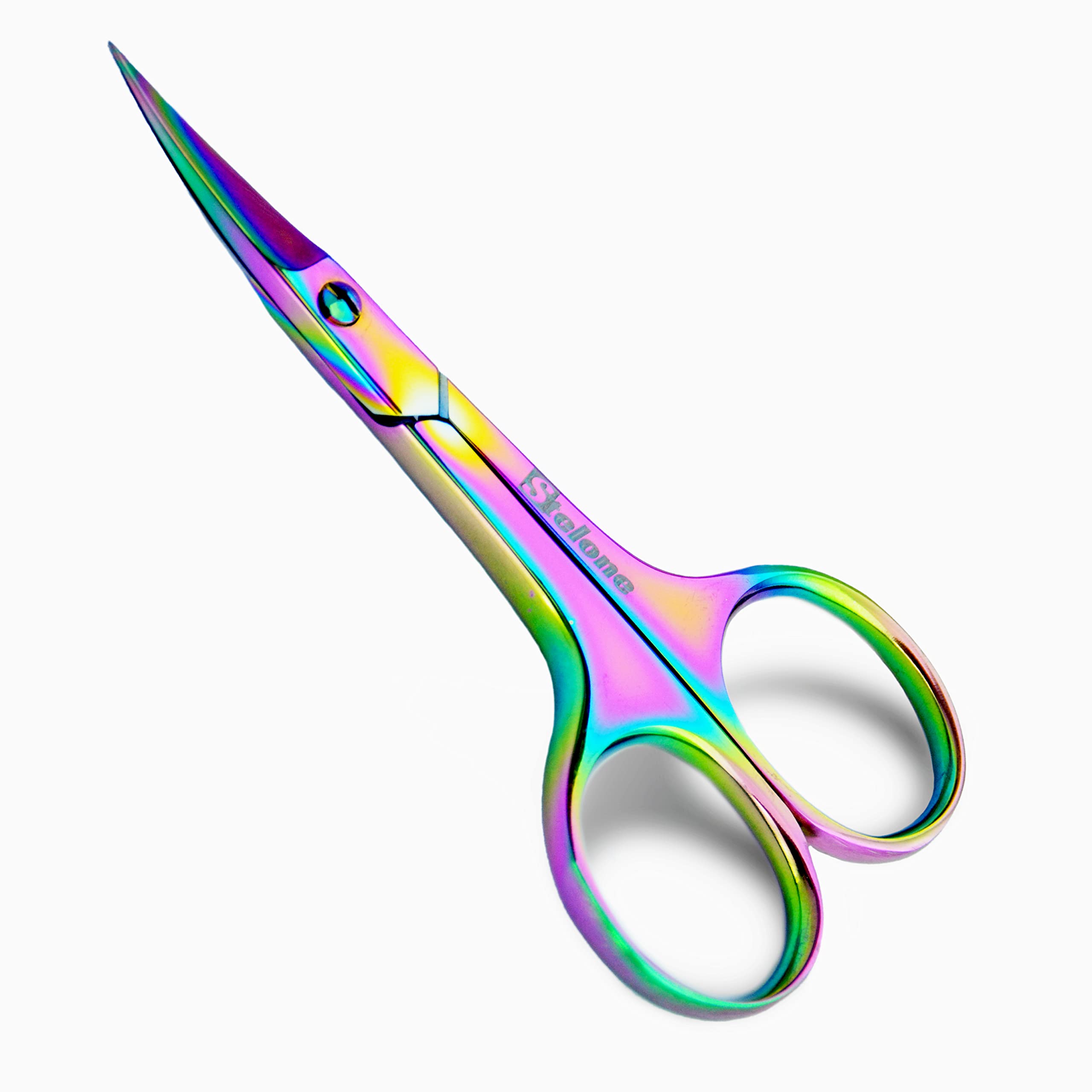 Stelone eyebrow scissors curved small blades for precise brow shaping and clean results.