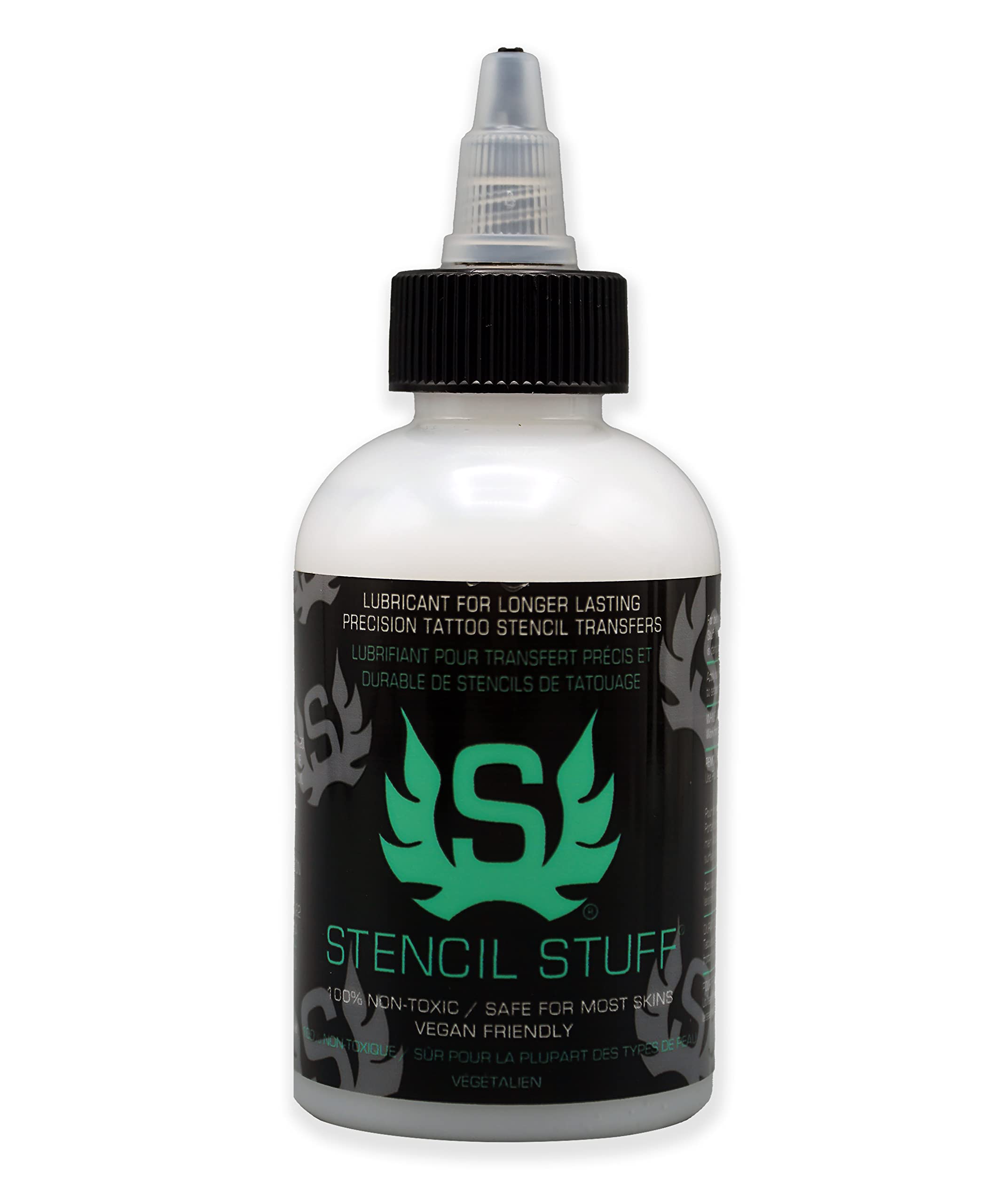 Stencil Stuff 4-Ounce bottle closeup for smooth transfers and crisp line work.