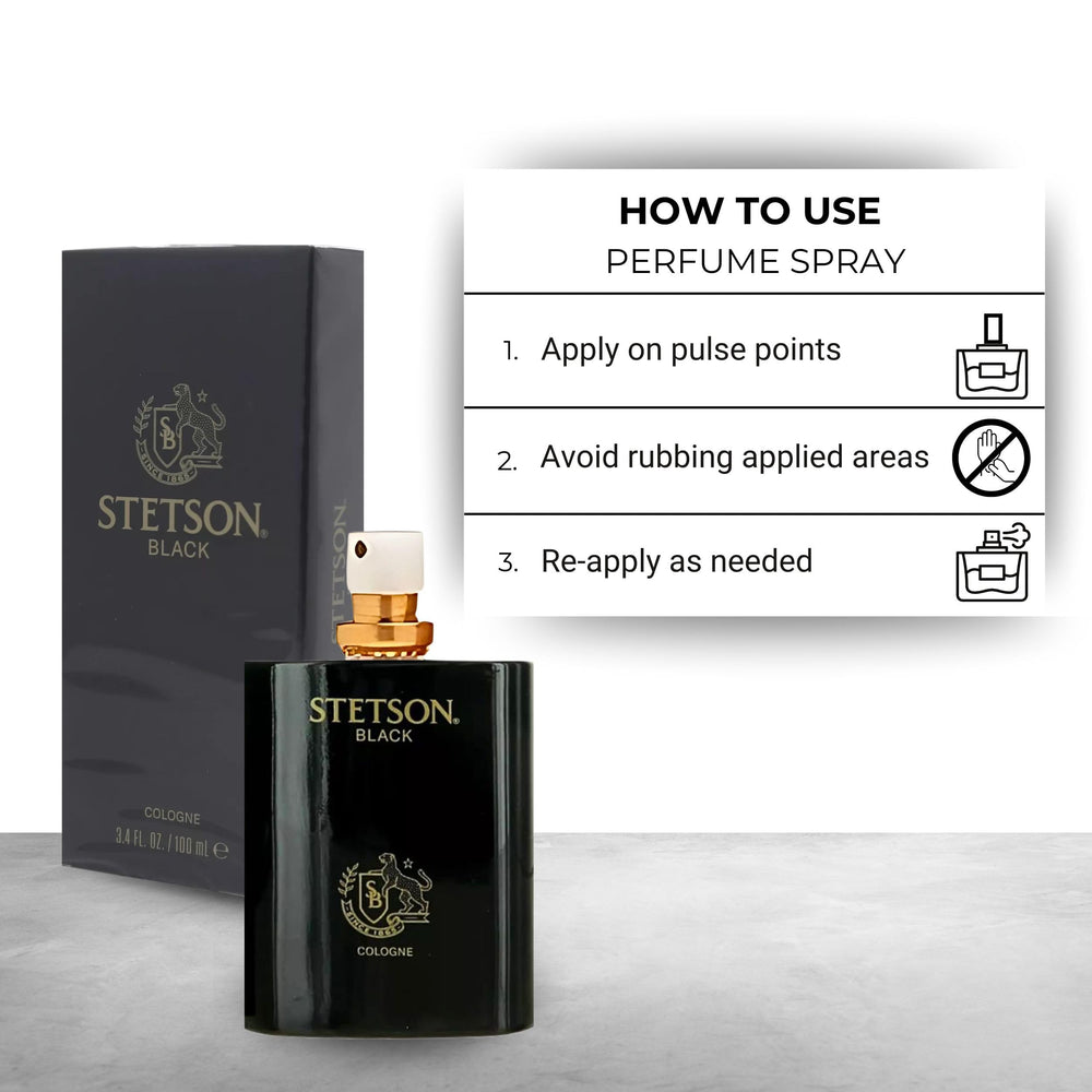 Stetson Black travel display showing portable option for travel or gym.
