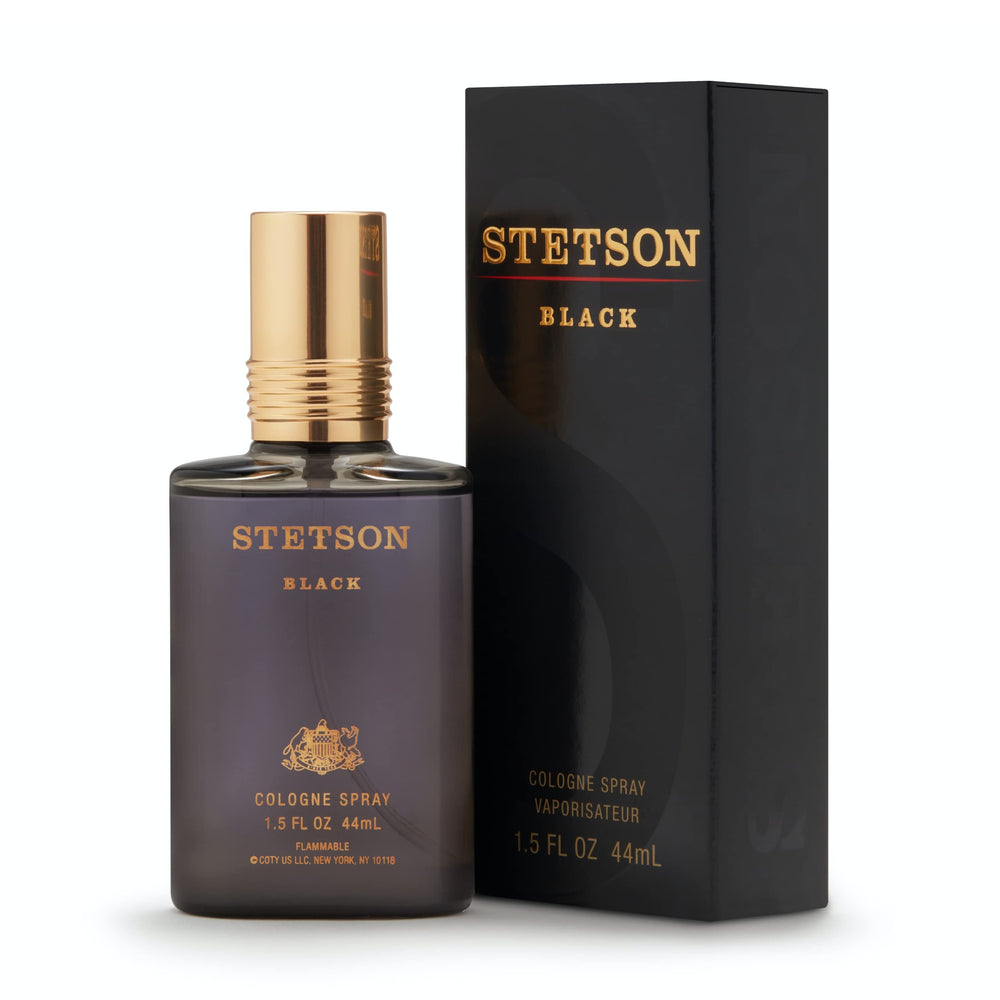 Stetson Black top-notes sandalwood highlight a warm, inviting scent