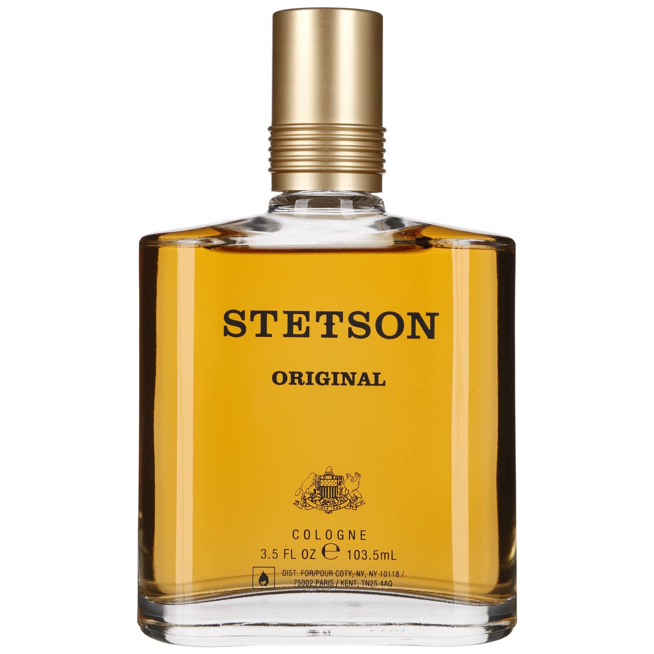 Stetson Original Cologne bottle front with timeless masculine scent for daily wear.