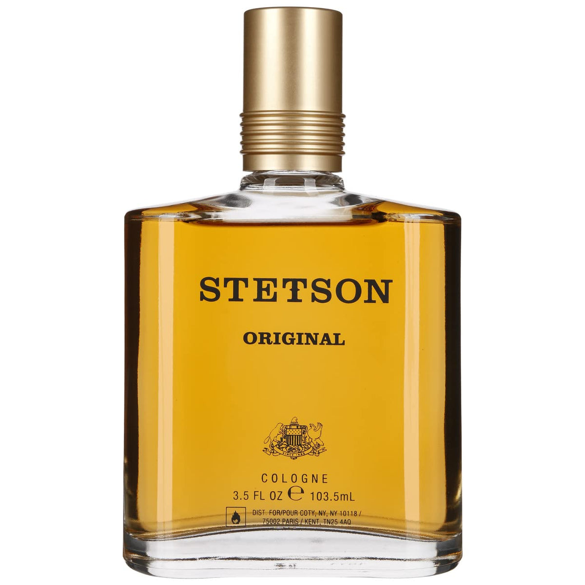 Stetson Original Cologne bottle front with timeless masculine scent for daily wear.
