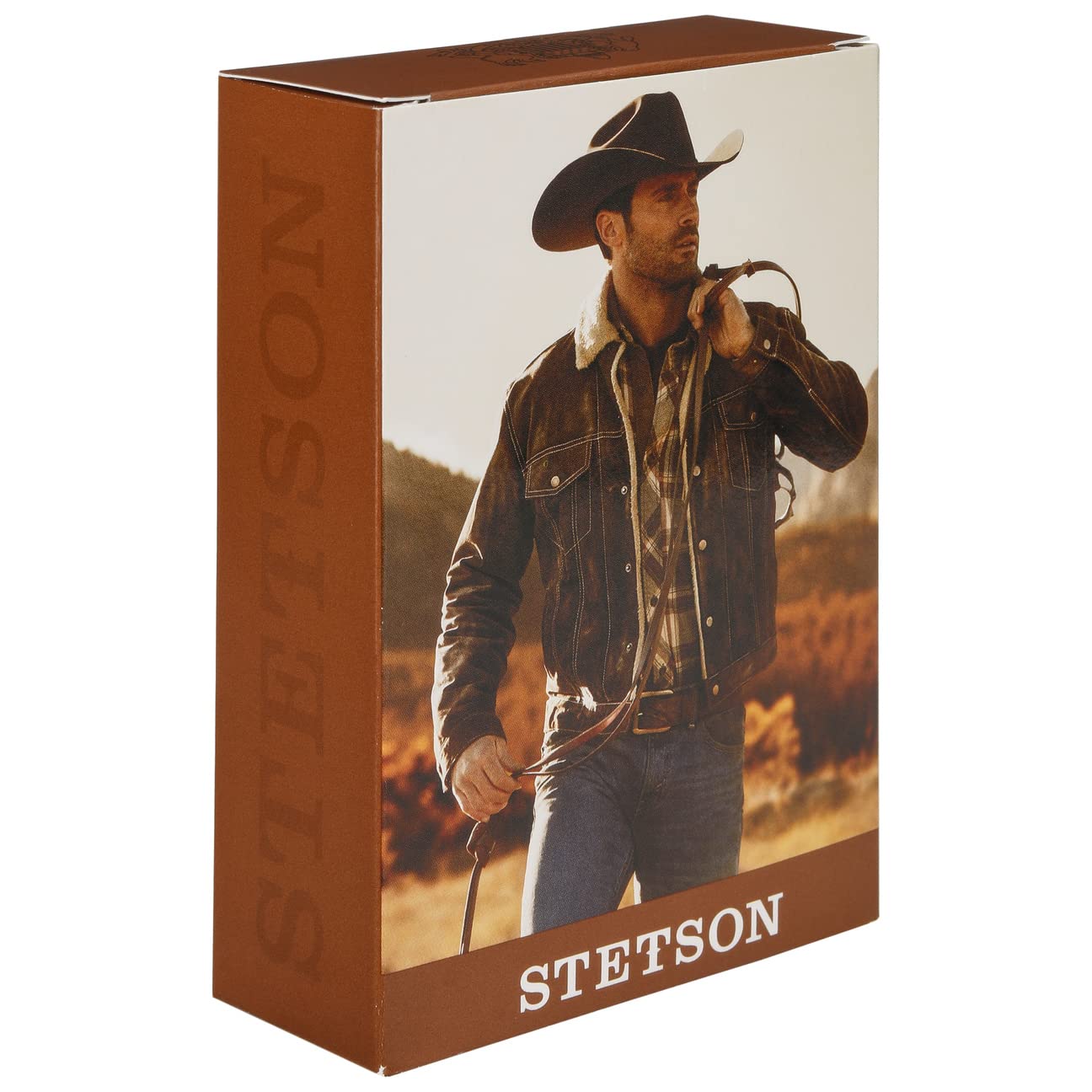 Stetson Original Cologne cap close-up for premium packaging and gifting appeal.