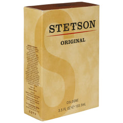 Stetson Original Cologne packaging signals premium quality for occasions.