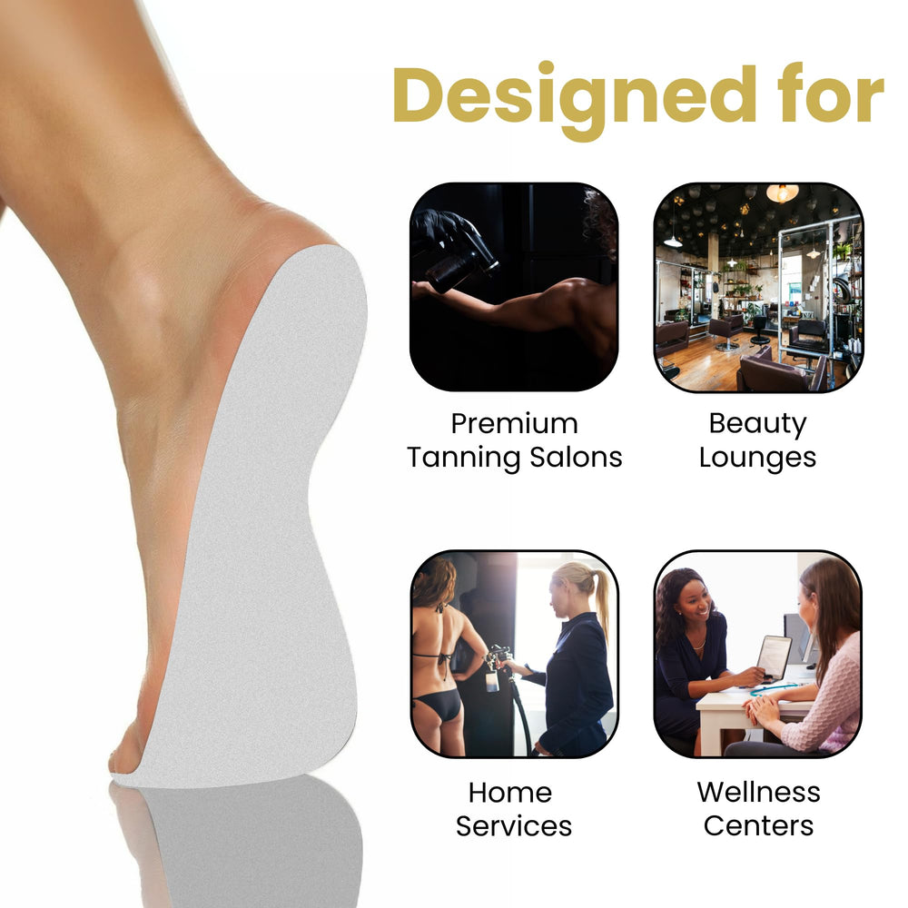 Stickonfeet budget-friendly 25-pair pack for multiple tanning sessions