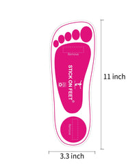 Stickonfeet disposable foot protectors for salon spray tanning setups