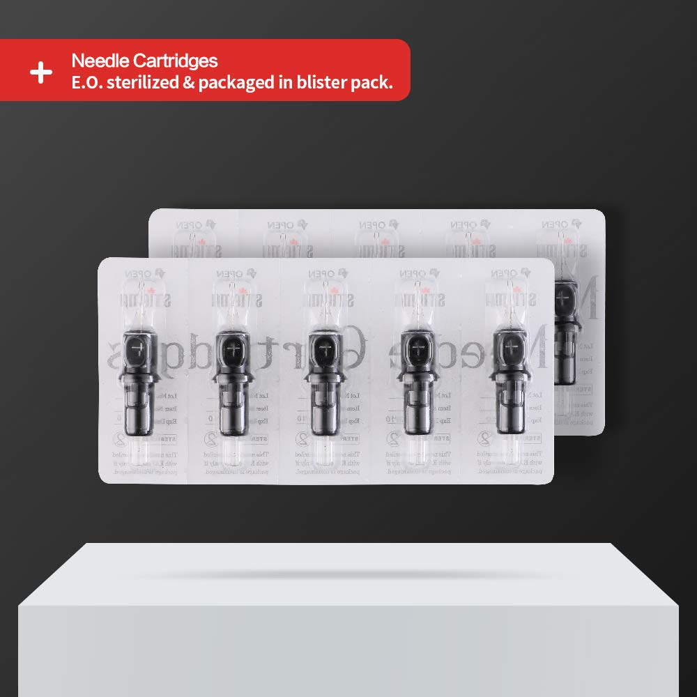 STIGMA EN05-50-1003RL compatible with standard tattoo machines and grips for easy swaps.