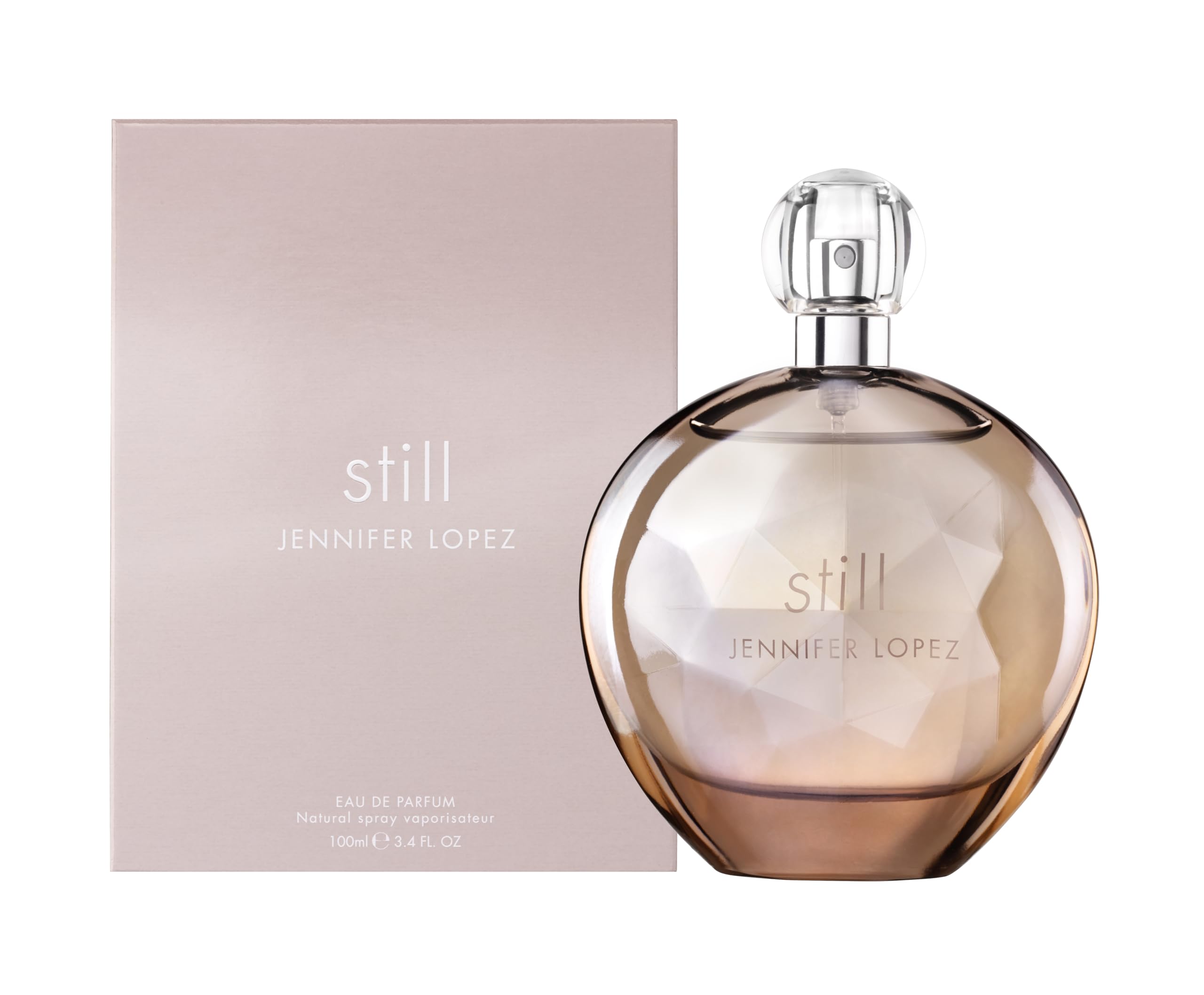 Still by Jennifer Lopez bottle front—fruity floral fragrance for everyday wear and confidence.