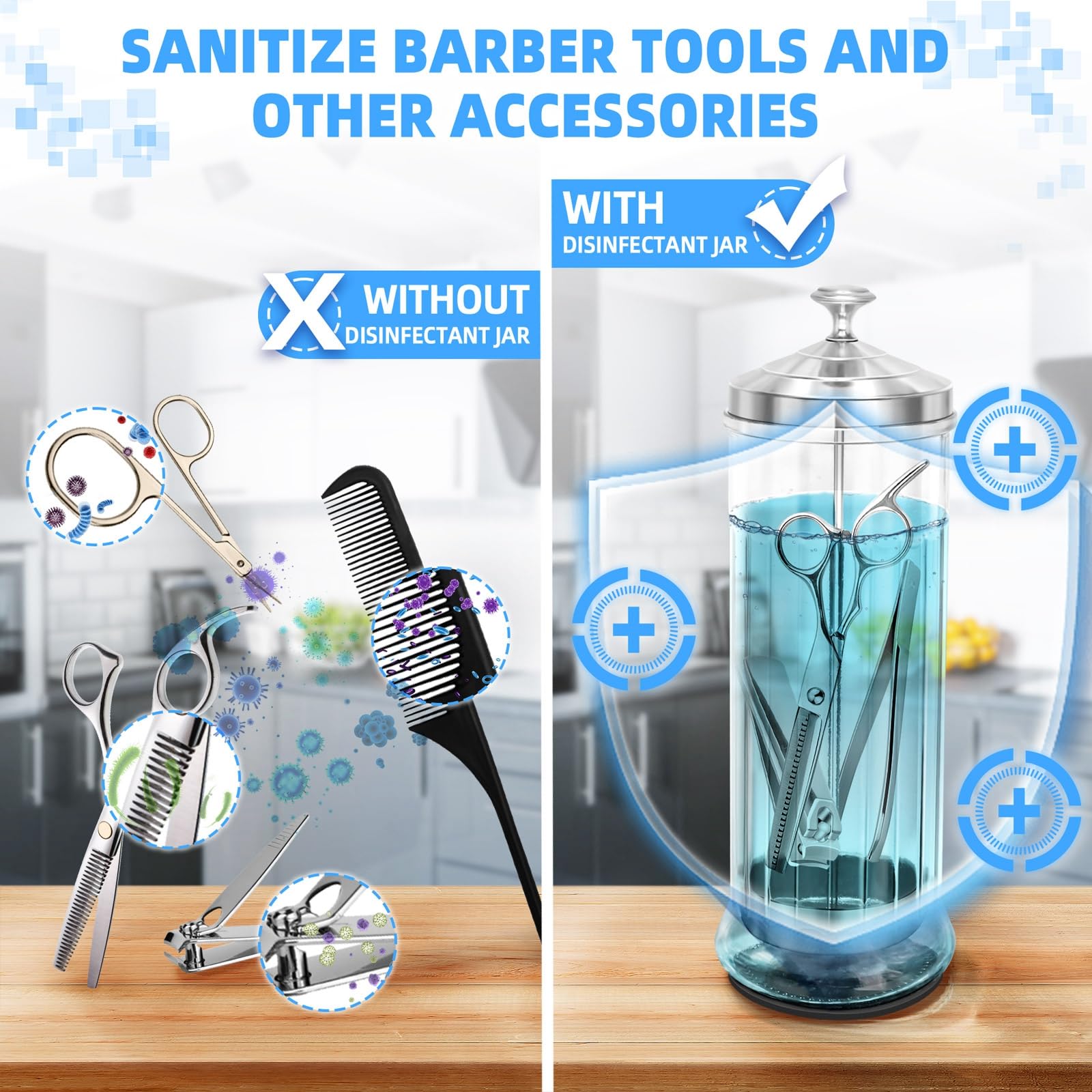 STNFAREBI removable basket inside facilitates organized tool segregation for quick cleaning.