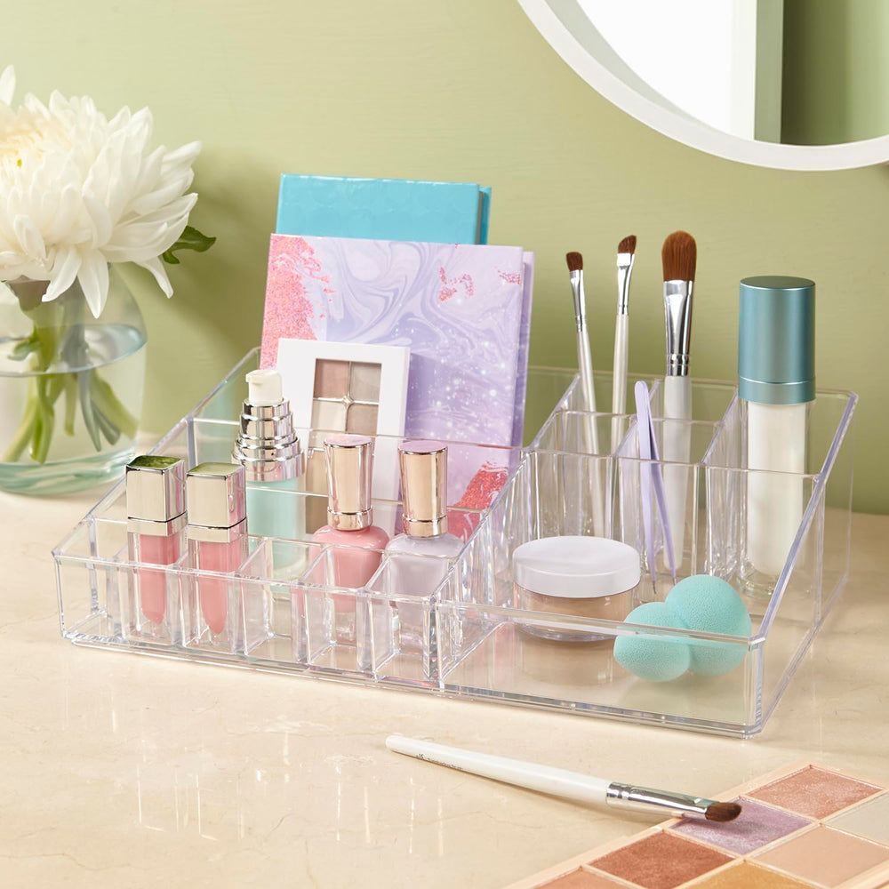 STORi Audrey countertop decluttering solution for bathroom and dresser organization