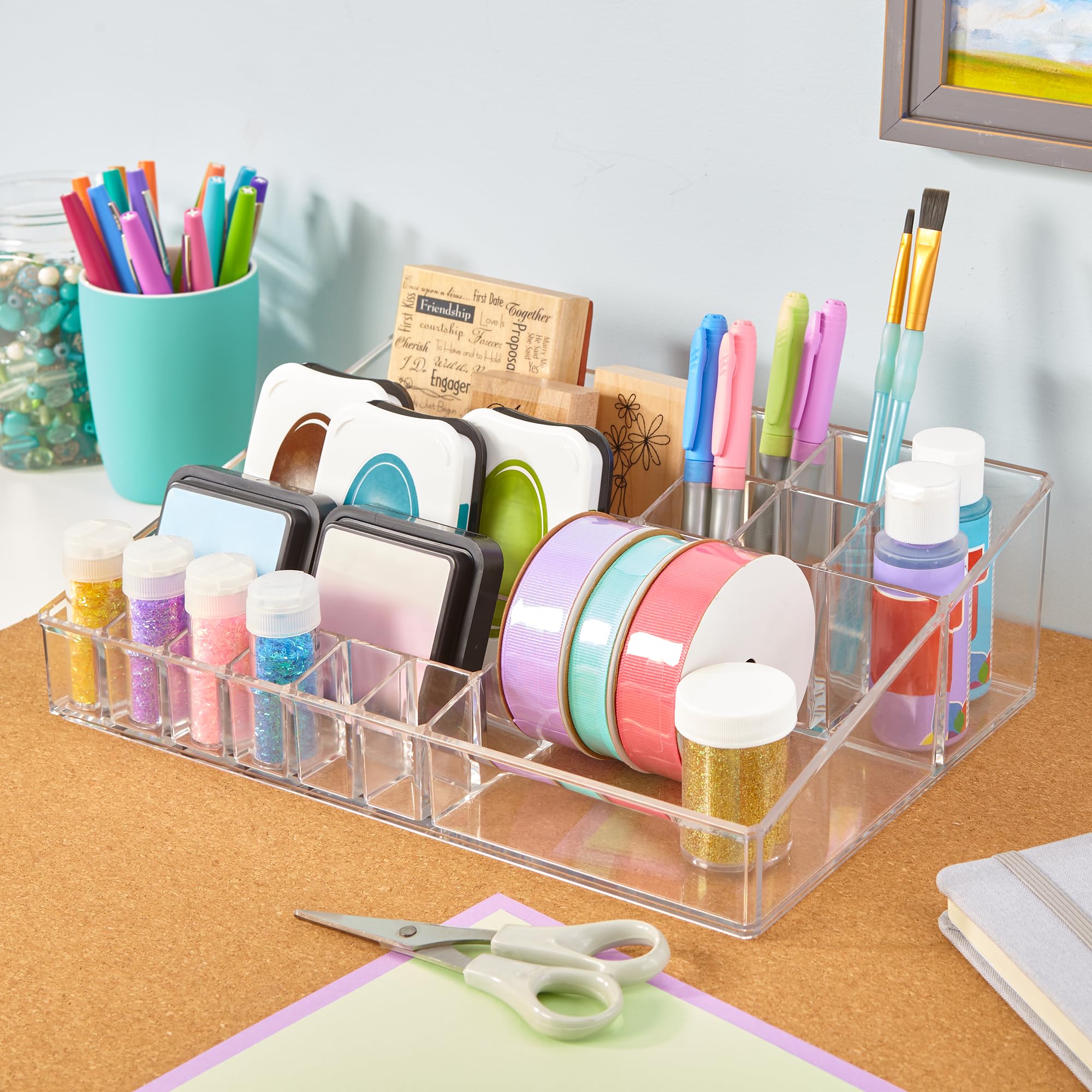 STORi Audrey foundation & primer bottles fit in spacious compartments for easy daily routine