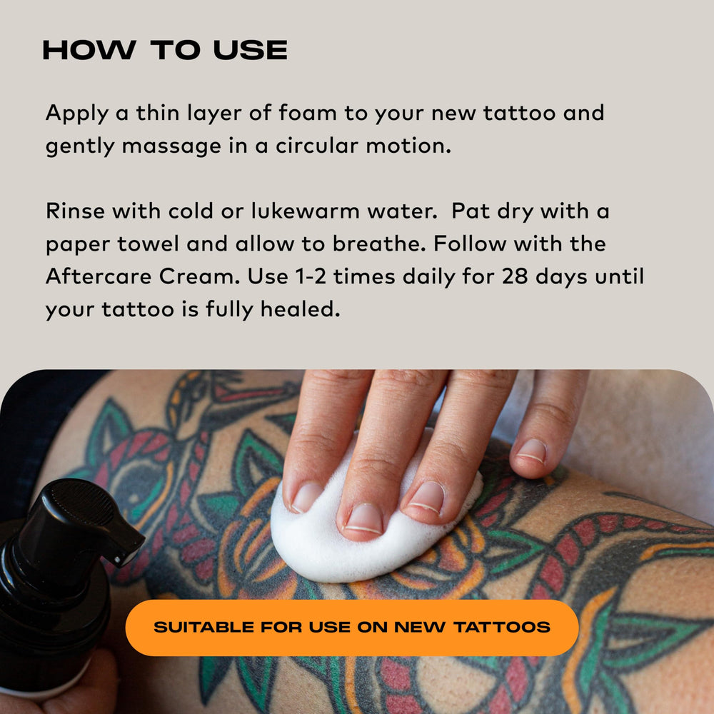 Stories & Ink fórmula dermatológicamente probada para tatuajes