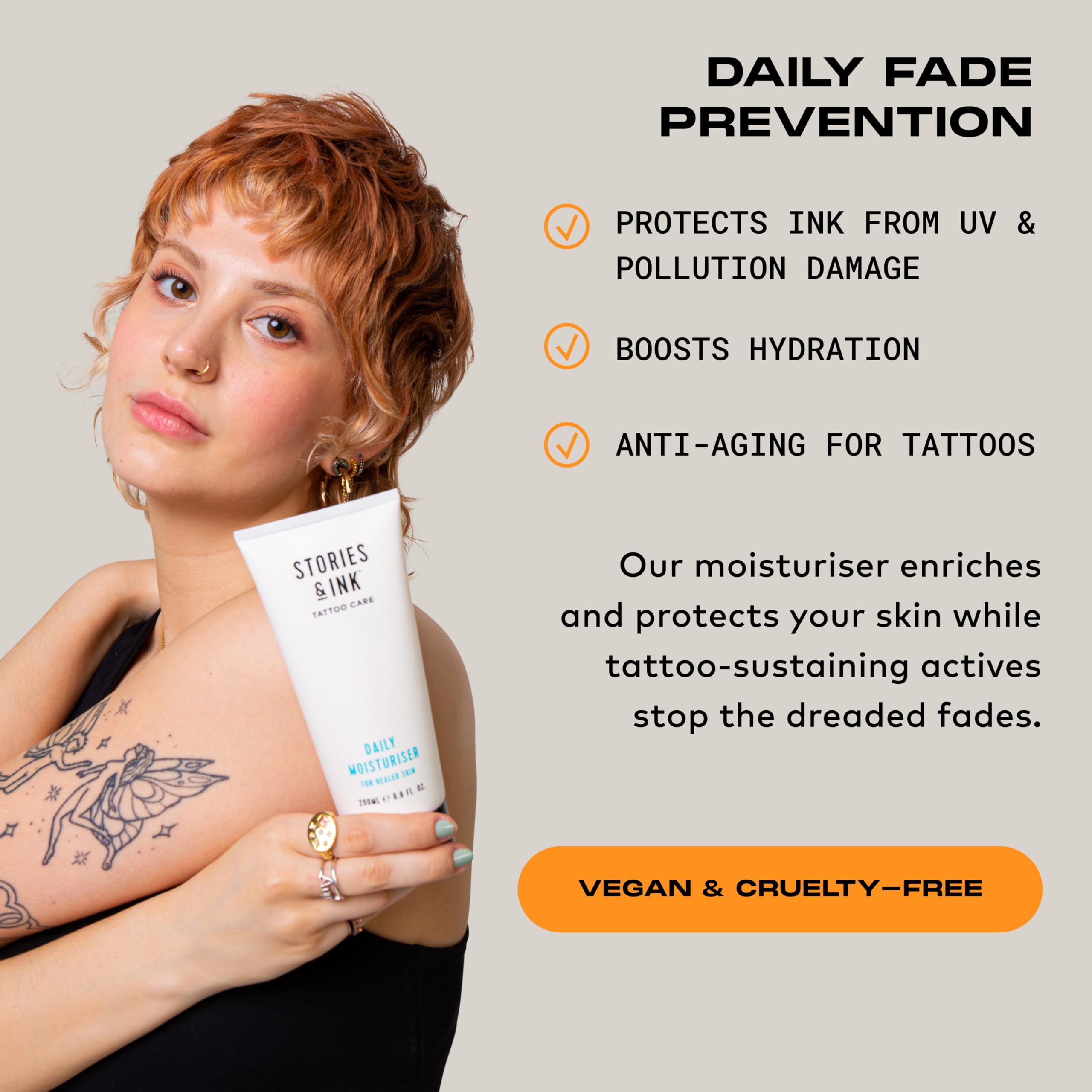 Stories & Ink Tattoo Care ingrediente Liftonin-Expert para cuidado del tatuaje.
