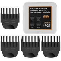 Stovast Manscaped 3.0 guards on clip for secure fit and even trims.